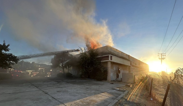 Antioch Tire Store Engulfed in Flames, Arson Suspected in Destructive Blaze