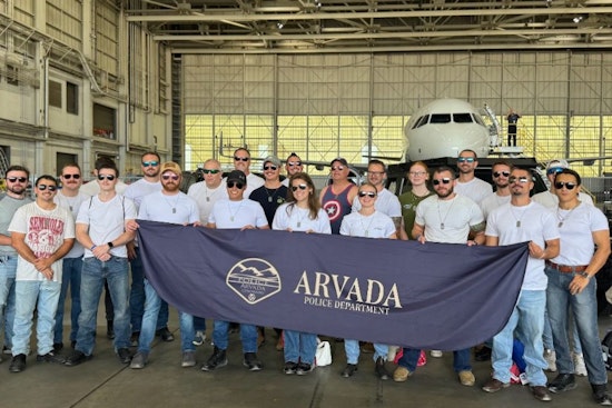 Arvada Police Department Shows Strength and Spirit in Plane Pull for Special Olympics, Raises Over $3,000