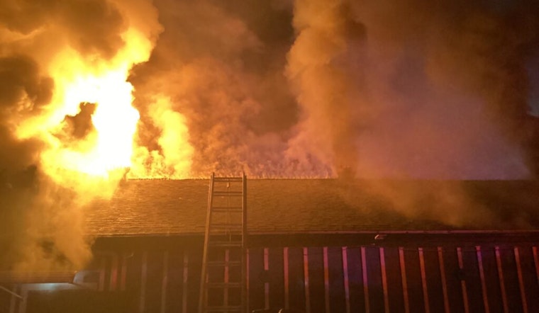Attleboro's El Buen Sazon Latin American Restaurant Engulfed in Flames, Total Loss Expected After Early Morning Fire