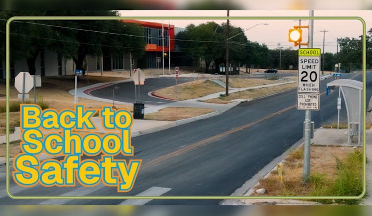 Austin Gears Up for Back-to-School Safety: School Zone Flashers to Activate Early, Warn of Hefty Speeding Fines