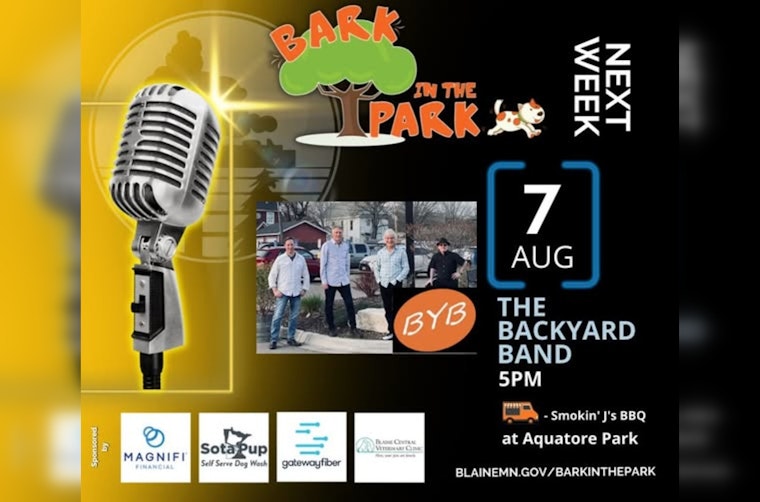 Blaine Invites Four-Legged Friends to "Bark in the Park" Event Featuring Live Music and BBQ