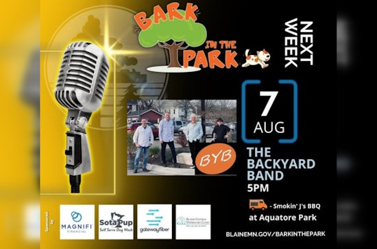 Blaine Invites Four-Legged Friends to "Bark in the Park" Event Featuring Live Music and BBQ