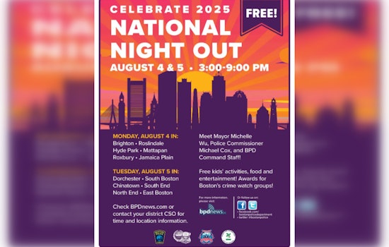 Boston Communities Celebrate Togetherness with BPD at National Night Out 2025