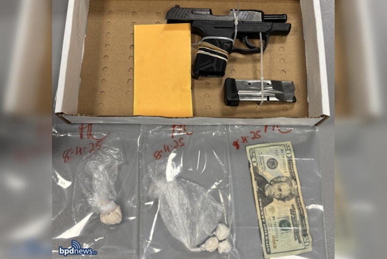 Boston Police Apprehend Two Individuals for Firearm and Drug Offenses Near Mass Ave and Albany Street