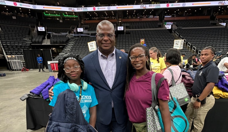 Boston Police Collaborate with The Salvation Army and TD Garden to Support Students in Back-to-School Celebration
