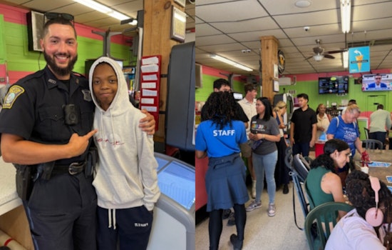 Boston Police Dish Out Free Ice Cream to Sweeten Community Relations at 'Cones with a Cop' Event in Hyde Park