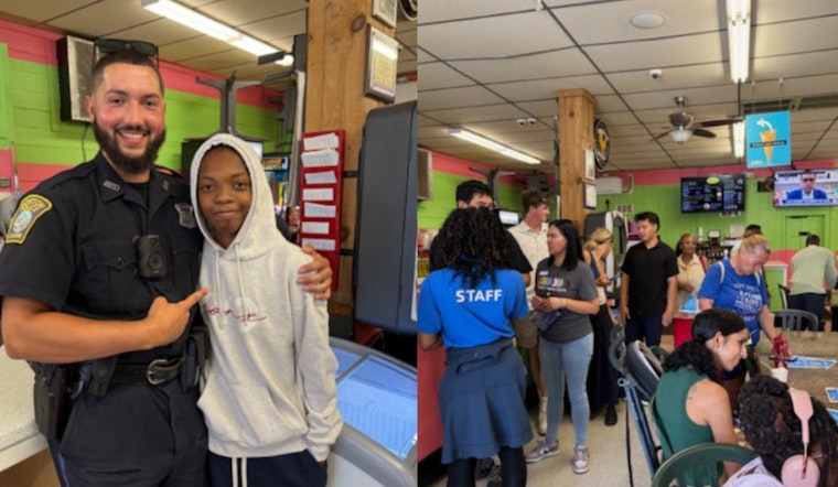 Boston Police Dish Out Free Ice Cream to Sweeten Community Relations at 'Cones with a Cop' Event in Hyde Park