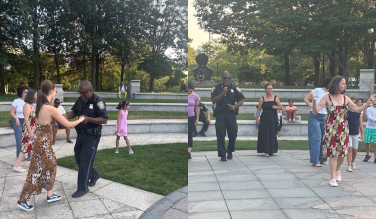 Boston Police Engage in Community Bonding with Cha Cha Night in East Boston