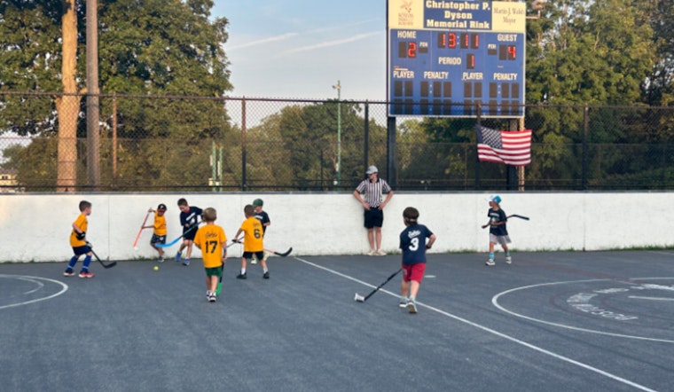 Boston Police Engage with Community at Bill McGregor Street Hockey Event in Roslindale