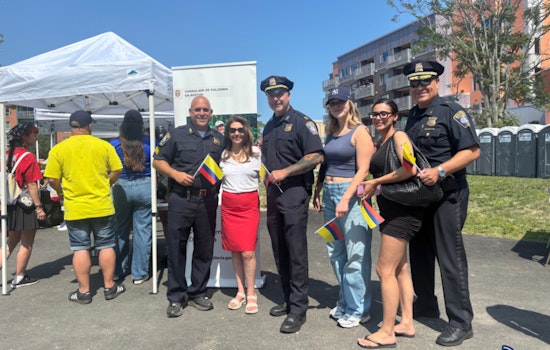 Boston Police Engage with East Boston Community at Viva Colombia Festival