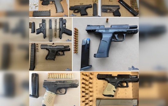 Boston Police Seize 11 Loaded Firearms in Citywide Crackdown, Multiple Suspects Arrested Including Teens