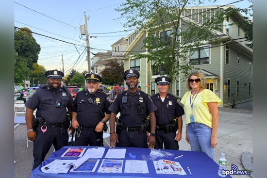 Boston Police Sweeten Community Relations with Ice Cream Social in Roslindale