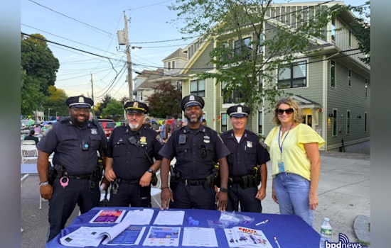 Boston Police Sweeten Community Relations with Ice Cream Social in Roslindale