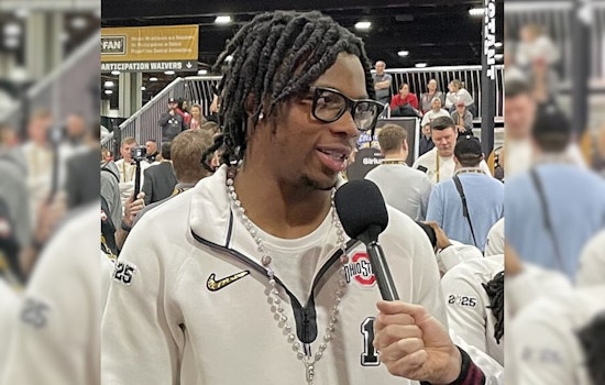 Buckeyes' Igbinosun and Mathews Jr. Amp Up for Showdown Against Top-Ranked Longhorns at Ohio Stadium