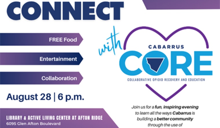 Cabarrus County Launches Collaborative Opioid Recovery Program with Public Kick-Off Event