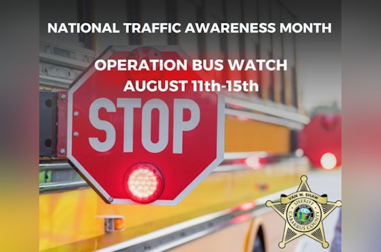 Cabarrus County Sheriff’s Office Launches Operation Bus Watch for Traffic Safety Awareness