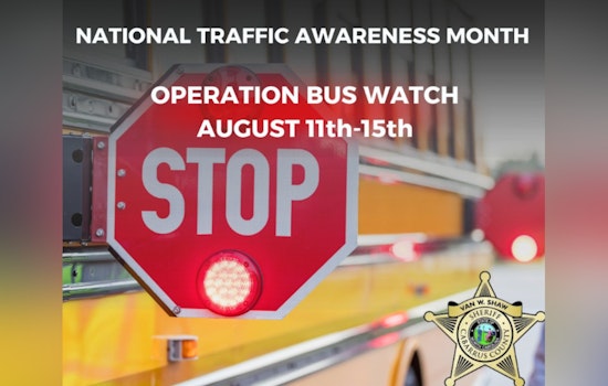 Cabarrus County Sheriff’s Office Launches Operation Bus Watch for Traffic Safety Awareness