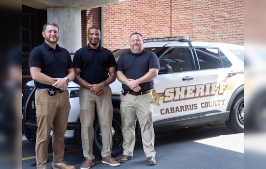 Cabarrus County Sheriff's Office Welcomes Three New Experienced Deputies to the Force