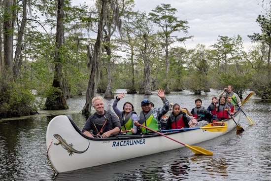 California Students Swap Screens for Canoes in Merchant Millpond State Park Educational Adventure