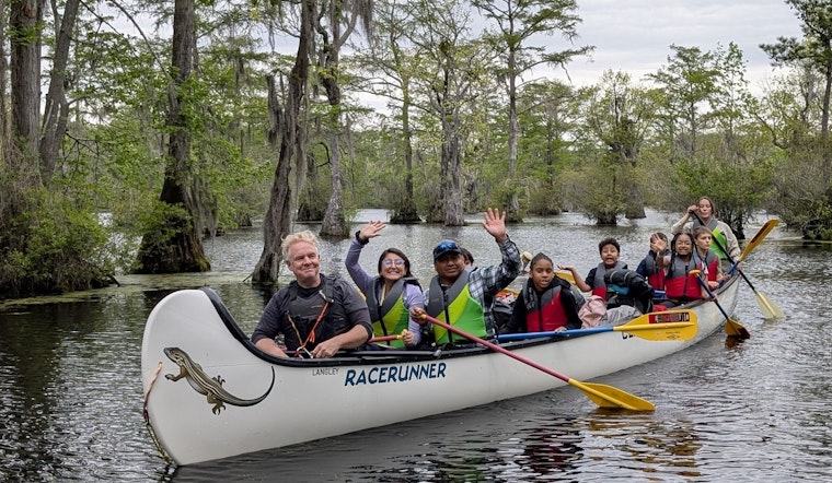 California Students Swap Screens for Canoes in Merchant Millpond State Park Educational Adventure