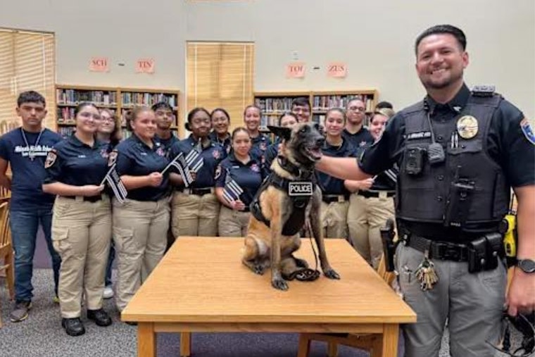 Canutillo ISD Police Department Honors Retirement of First K9 Officer, Alis, After Seven Years of Service