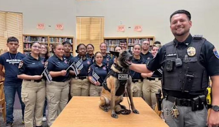 Canutillo ISD Police Department Honors Retirement of First K9 Officer, Alis, After Seven Years of Service