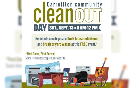 Carrollton Hosts Community Clean Out Day: Free Bulk Waste Disposal for Residents on September 13