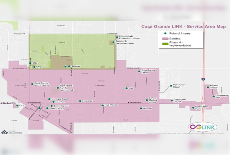 Casa Grande Unveils Plans for Expanded CG LINK Public Transport, Seeks Resident Input by August Deadline