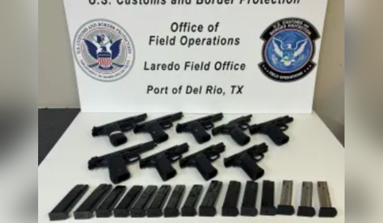 CBP Officers Intercept Weapons Cache at Del Rio Port of Entry and Suspect Detained in Ongoing Investigation