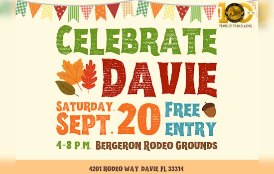 "Celebrate Davie" Returns for Family Fun at Bergeron Rodeo Grounds This September