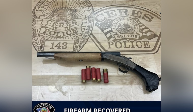 Ceres Police Arrest Local Resident for DUI and Illegal Weapon Possession During Traffic Stop