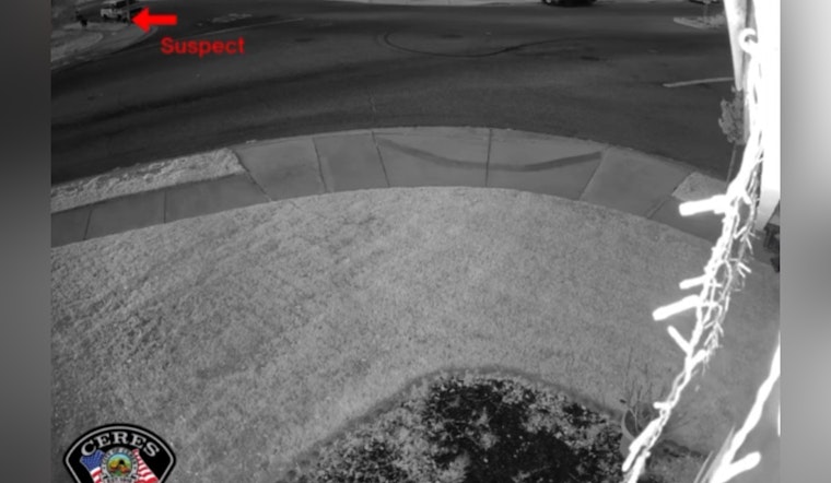 Ceres Police Seek Public's Aid to Track Suspect After Vehicle Explosion on Twilight Drive