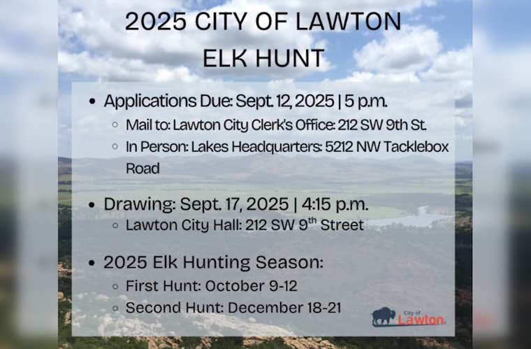 City of Lawton Accepts Elk Hunt 2025 Applications, Draw Date Set for September 17