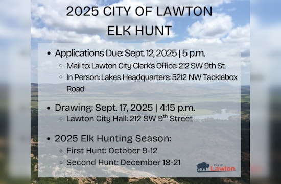 City of Lawton Accepts Elk Hunt 2025 Applications, Draw Date Set for September 17