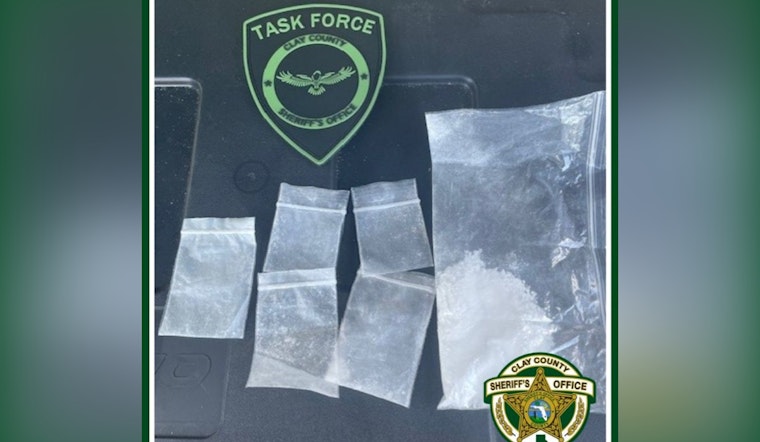 Clay County Traffic Stop Leads to Arrest on Cocaine Possession and Sexual Battery Warrant