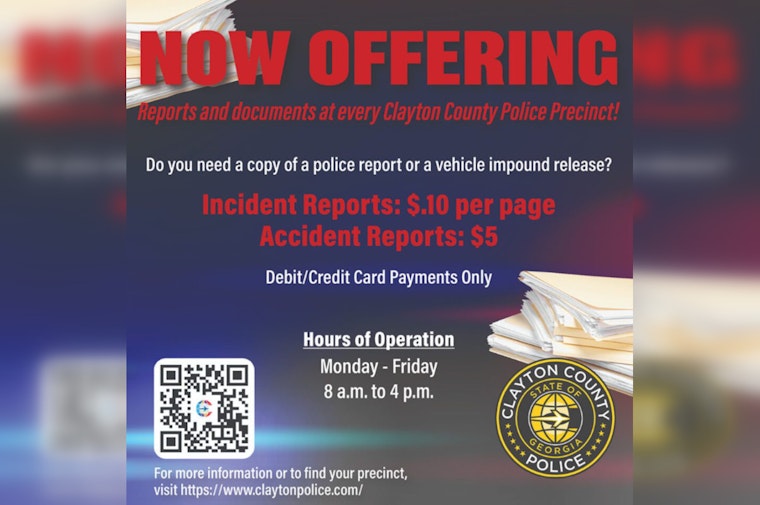 Clayton County Enhances Accessibility, New Policy Allows Residents to Obtain Police Reports at Any Precinct