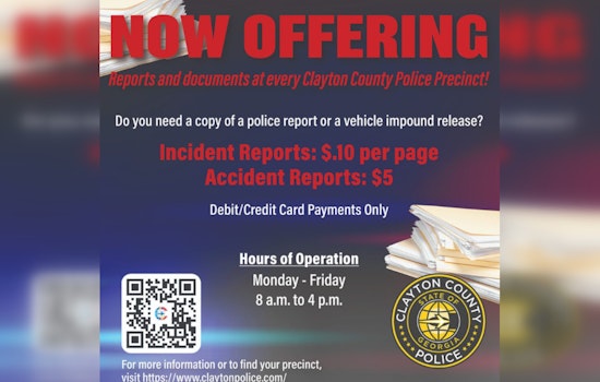 Clayton County Enhances Accessibility, New Policy Allows Residents to Obtain Police Reports at Any Precinct
