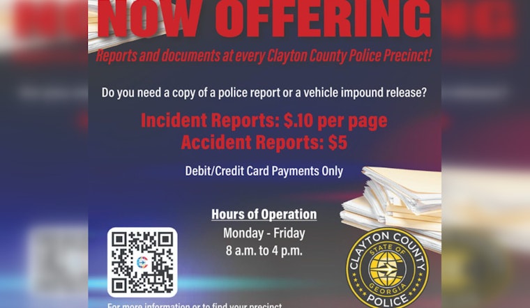 Clayton County Enhances Accessibility, New Policy Allows Residents to Obtain Police Reports at Any Precinct