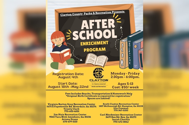 Clayton County Opens After-School Enrichment Program to Support Working Families