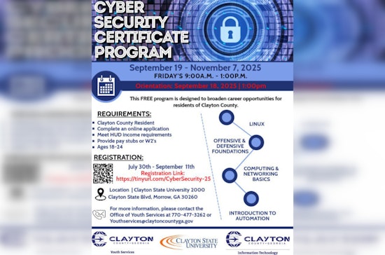 Clayton State University Launches Free Cybersecurity Certificate Program for Local Youth