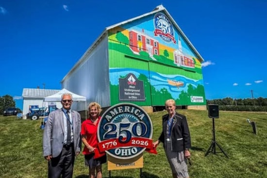 Clermont County Debuts New Mural Commemorating Underground Railroad History Ahead of America's 250th Anniversary