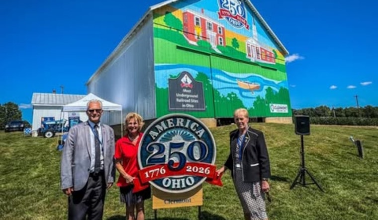 Clermont County Debuts New Mural Commemorating Underground Railroad History Ahead of America's 250th Anniversary