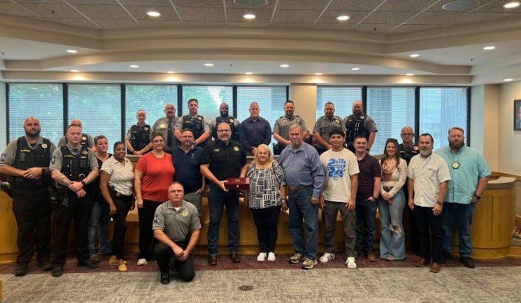 Cleveland County Sheriff's Office Honors Late Deputy Jordan Pyle with Service Weapon Presentation to Father