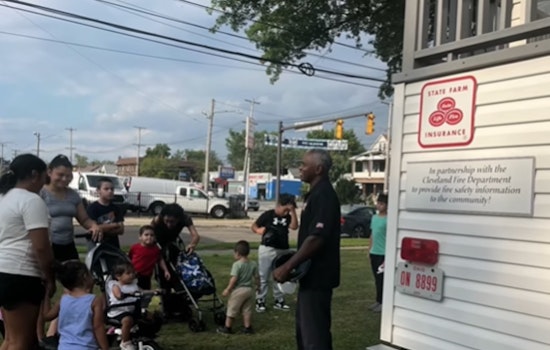 Cleveland Fire Department Promotes Fire Safety Education at Mayor's Night Out Against Crime