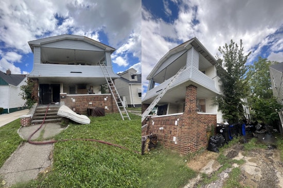 Cleveland Firefighters Contain East 146 Duplex Blaze, Resident Safely Escapes Unharmed