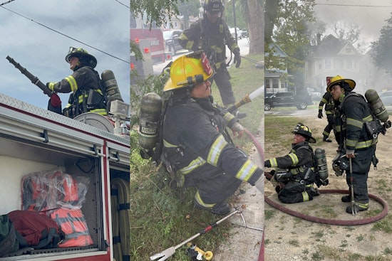Cleveland Firefighters Tackle Major Blaze in Vacant Building, Avert Injuries Amid Structural Collapse