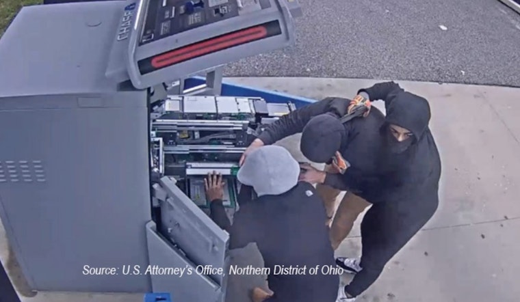 Cleveland Man Sentenced to 12 Years for Armed Robbery of Chase Bank ATM in South Euclid