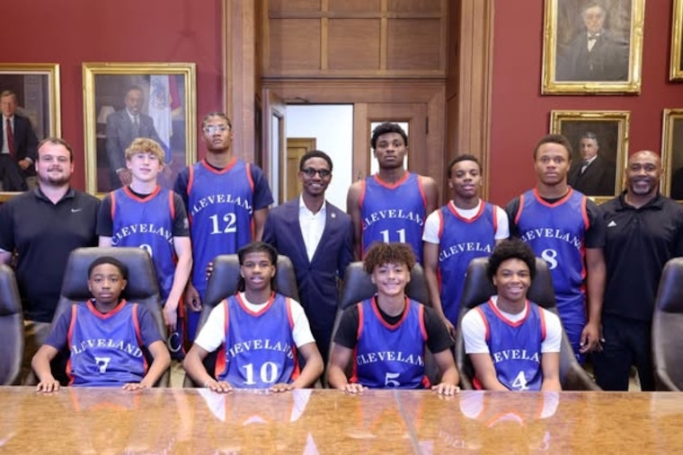 Cleveland Mayor Celebrates Local Youth AAU Basketball Team's Major Tournament Win and Scholarships