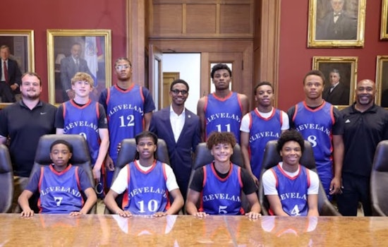 Cleveland Mayor Celebrates Local Youth AAU Basketball Team's Major Tournament Win and Scholarships