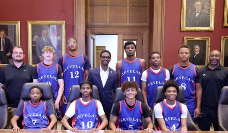 Cleveland Mayor Celebrates Local Youth AAU Basketball Team's Major Tournament Win and Scholarships